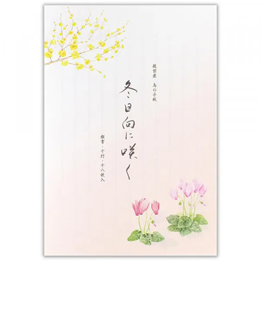 エヌビー社　便箋　冬五集　冬日向に咲く3A　5810270