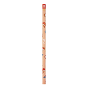 プラス（PLUS）　五角鉛筆　HB　受験応援’25　PEー008ー2　41ー088　レッド　2本入