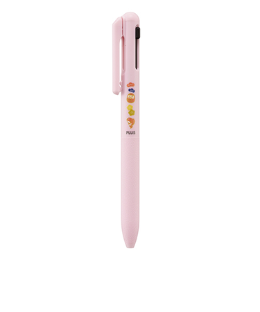 プラス（PLUS）　カルム（Calme）　多機能ペン　シャープペン＆ボールペン　受験応援’25　PEー007　40ー156　ピンク