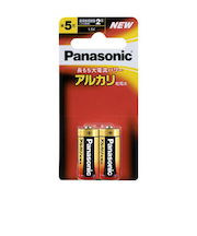 パナソニック アルカリ乾電池単5形 LR1XJ 2B 2個入