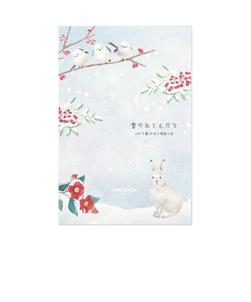 フロンティア　はがき箋　HGS－513　雪のおともだち