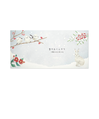 フロンティア　一筆箋　MP－625　雪のおともだち