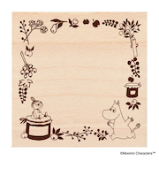 ビバリー　いろどりはんこ　MOOMIN　TSW-165　果実のリース