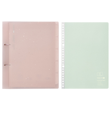 【お買い得】　コクヨミー（KOKUYO　ME）　2穴バインダーとルーズリーフ　Aセット