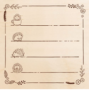 ビバリー いろどりはんこ TSW-156 おさんぽ