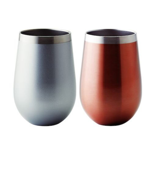 プルミエール・アオヤマ　リュクスペアメタルサーモタンブラー　ラウンド　2個入