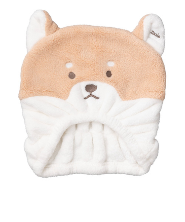 【お買い得】　ズーイファム（Zooie　fam）　吸水アニマルキッズキャップ　柴犬