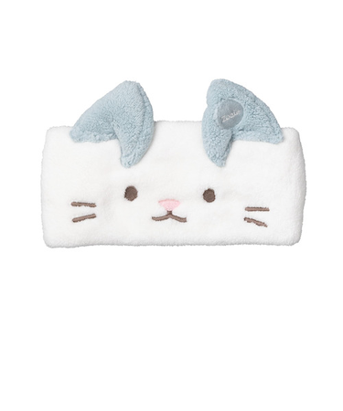 【お買い得】　ズーイファム（Zooie　fam）　吸水アニマルヘアバンド　猫
