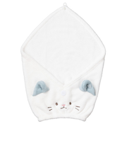 【お買い得】　ズーイファム（Zooie　fam）　吸水アニマルヘアターバン　猫