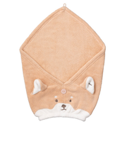 【お買い得】　ズーイファム（Zooie　fam）　吸水アニマルヘアターバン　柴犬