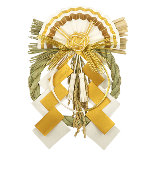 【正月用品】　本わら白金稲穂飾り　805