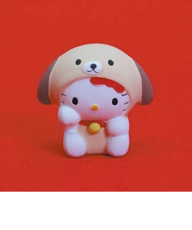 【正月用品】　おみくじ工房　十二支　ハローキティ開運占い　戌　040