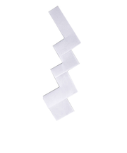 【正月用品】　カサハラ　白タレ　小　イナズマ折り　4枚　0120023D