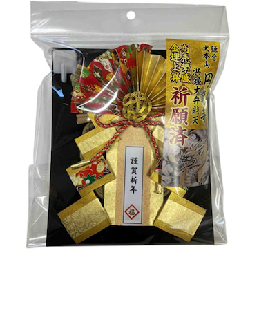 【正月用品】　ミニ金運飾り　金福