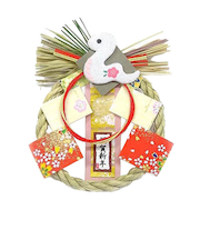 【正月用品】マルモ　ミニ干支桃花飾り　417