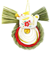 【正月用品】マルモ　国産干支リース　本わら