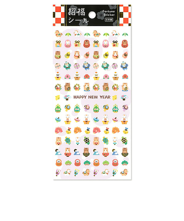 【年賀用品】　マインドウェイブ　招福シール　82493　うま7