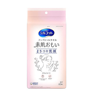 ユニ・チャーム（unicharm　シルコット　フェイシャルタオル素肌おもい　60枚