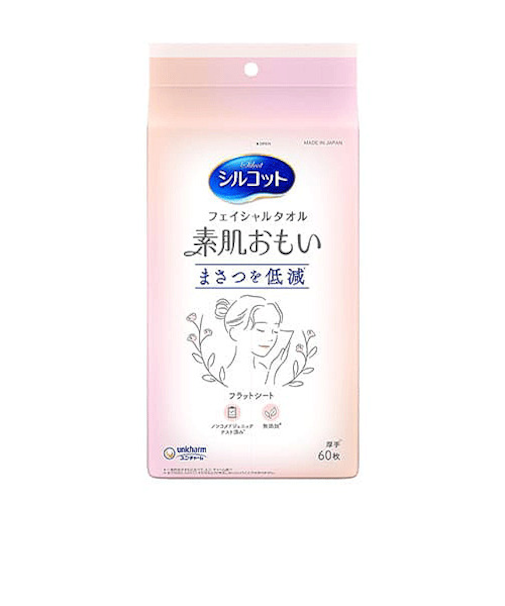 ユニ・チャーム（unicharm　シルコット　フェイシャルタオル素肌おもい　60枚