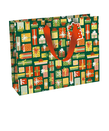 【クリスマス】　クレールフォンテーヌ（Clairefontaine）　ペーパーバッグ　スウィートクリスマス　L　cfX－34644－6