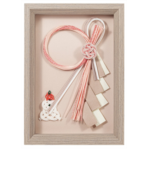 【正月用品】　ハレとケ　飯田水引　お正月飾り　額　鏡餅　NMH－365－KM