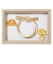 【正月用品】　ハレとケ　飯田水引　お正月飾り　額　金梅　NMH－365－KU