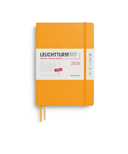 【2026年1月始まり】　ロイヒトトゥルム1917　プランナー　ハードカバー　A5　ウィークリーバーチカル　372761　ライジングサン　月曜始まり