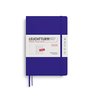 【2026年1月始まり】　ロイヒトトゥルム1917　プランナー　ハードカバー　A5　ウィークリーレフト　372660　インク　月曜始まり