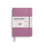 【2026年1月始まり】　ロイヒトトゥルム1917　プランナー　ハードカバー　A5　ウィークリーレフト　372652　ダスティローズ　月曜始まり