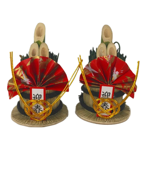 【正月用品】　カサハラ　新春門松赤福セット　0124506