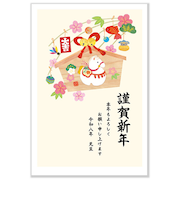 【年賀用品】　アクティブコーポレーション　A－014　2026郵政年賀はがき　NJ－350　3枚入り