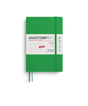 【2025年11月始まり】　ロイヒトトゥルム1917　プランナー　ソフトカバー　B6変型　マンスリーブロック　372793　スプリングリーフ　月曜始まり