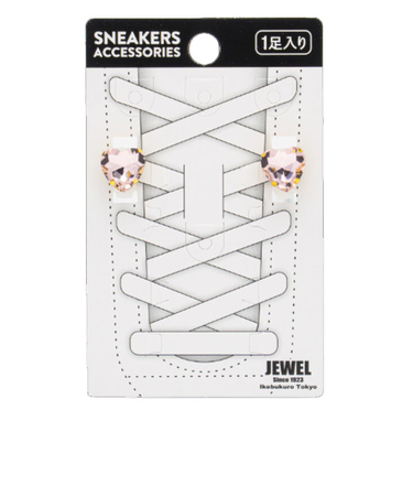 ジュエル1923（JEWEL1923）　スニーカーアクセサリー　クリップタイプ　クリスタルハート