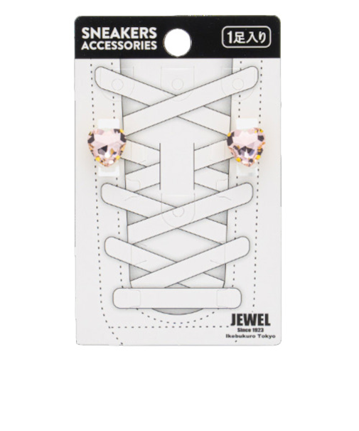 ジュエル1923（JEWEL1923）　スニーカーアクセサリー　クリップタイプ　クリスタルハート
