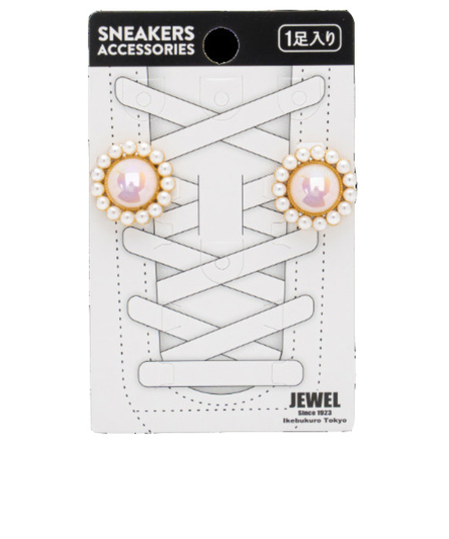ジュエル1923（JEWEL1923）　スニーカーアクセサリー　クリップタイプ　パールモチーフC