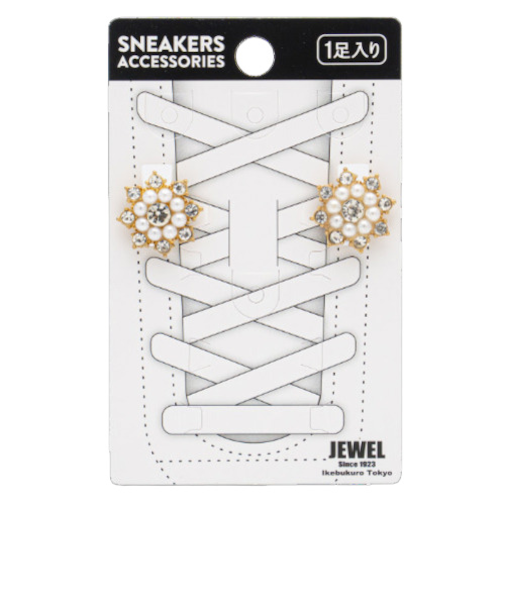 ジュエル1923（JEWEL1923）　スニーカーアクセサリー　クリップタイプ　パールモチーフB