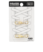 ジュエル1923（JEWEL1923）　スニーカーアクセサリー　プレートタイプ　ゴールドリボン