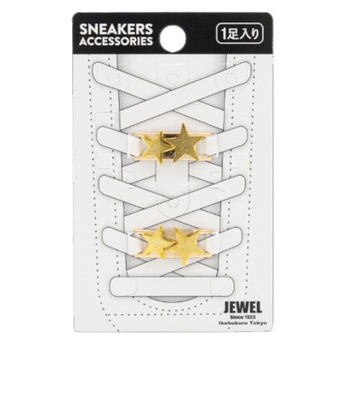 ジュエル1923（JEWEL1923）　スニーカーアクセサリー　プレートタイプ　ゴールドスター