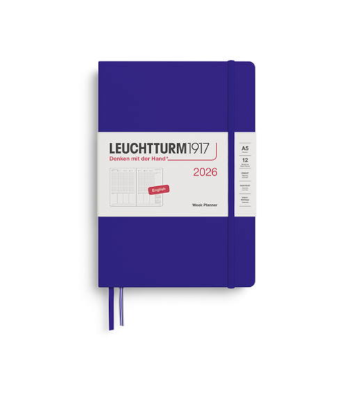 【2026年1月始まり】　ロイヒトトゥルム1917　プランナー　ハードカバー　A5　ウィークリーバーチカル　372764　インク　月曜始まり