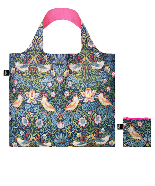 ローキー（LOQI）　MUSEUM　Collection　WM.ST.P　ウイリアム・モリス/いちご泥棒_-ネオンピンク