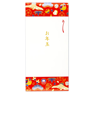 フタバ　ロッカク（ROKKAKU）　箔押　お年玉袋　R0302501　ことほぎ包