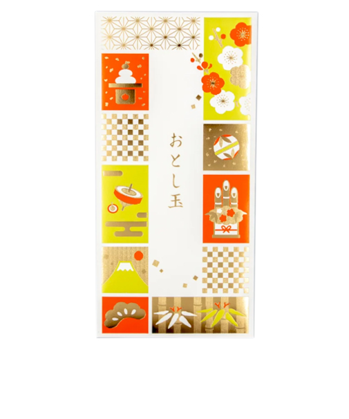 フタバ　ロッカク（ROKKAKU）　箔押　お年玉袋　R0302502　ふくふく日和