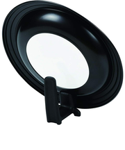 【お買い得】　パール金属　アルミーナ　シリコーン加工窓付スタンドパンカバー　24～28cm用　HB－5404