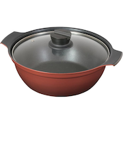 【お買い得】　パール金属　旨味　ふっ素加工　卓上鍋　24cm　HB－6964　IH対応