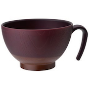 ビスク　タブウエア（TAB　Ware）　手付汁碗S　レッド