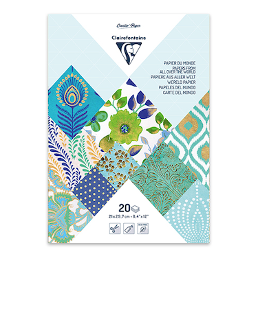 クレールフォンテーヌ（Clairefontaine）　パピエデュモンド　A4　cf95095　ブルー
