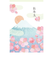 フロンティア　お年玉ポチ袋　富士と梅　PCH－260　3枚入