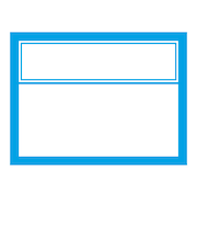 MONO66　ワッペンシール　ブルー　5枚入