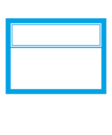 MONO66　ワッペンシール　ブルー　5枚入