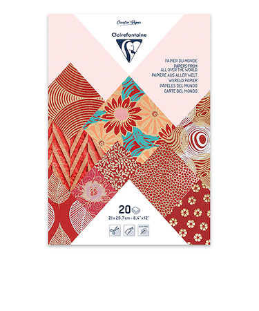 クレールフォンテーヌ（Clairefontaine）　パピエデュモンド　A4　cf95090　レッド